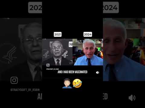 Fauci 2021 vs 2024