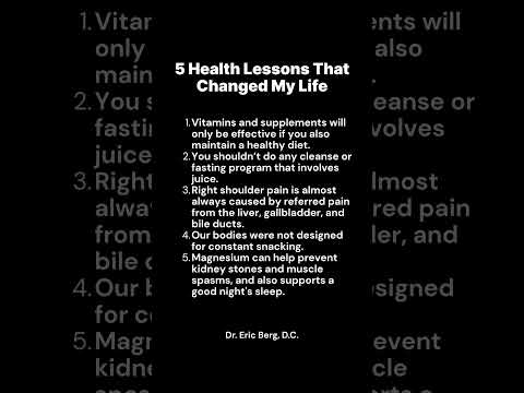 5 Health Lessons That Changed My Life